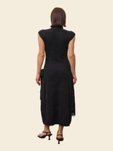 The Meredith Maxi Sweater Dress - Black