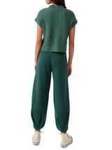 Free People Freya Sweater Set - Emerald Spell Combo