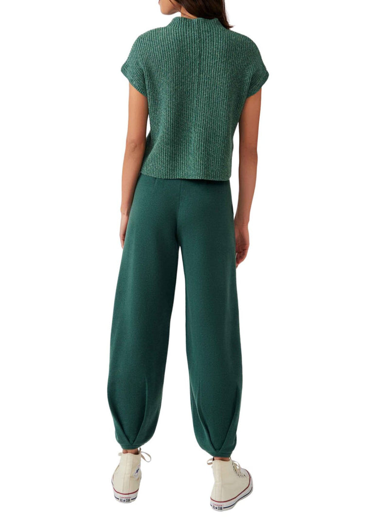 Free People Freya Sweater Set - Emerald Spell Combo