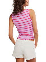 Free People Tilly Striped Tank - Orchid Combo
