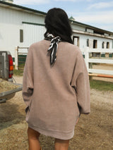 Thankful Corded Crew - Light Brown