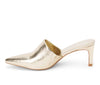 Matisse Garret Heeled Mule - Gold