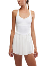 FP Movement Smockin Hot Dress - White