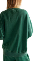Free People Slow It Down Pullover - Rainforest Moss