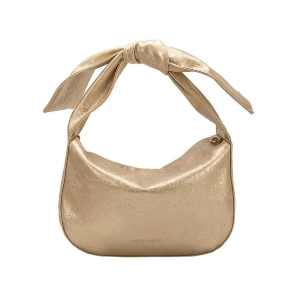 Melie Bianco Marni Gold Recycled Vegan Crossbody Bag - Gold