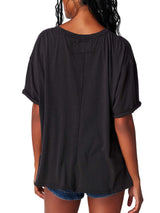 Free People Nina Tee - Black