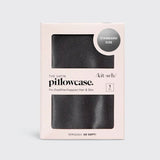 Kitsch Satin Standard Pillowcase - Charcoal