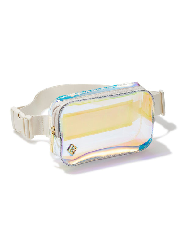 Kendra Scott Clear Belt Bag - Clear Iridescent