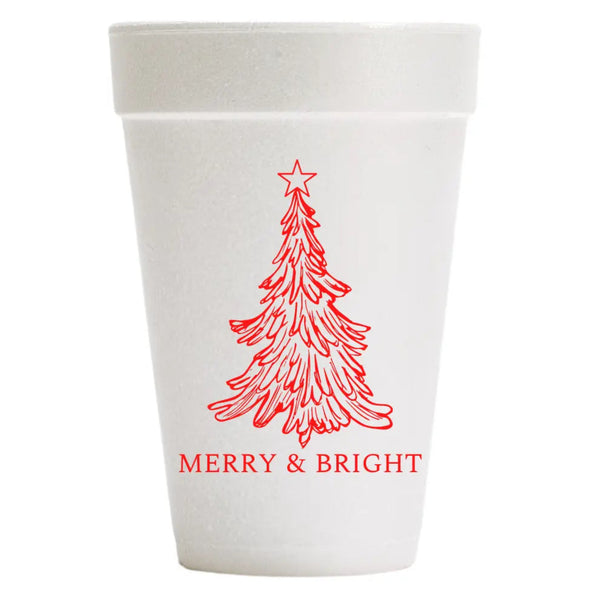 Holiday Foam Cups