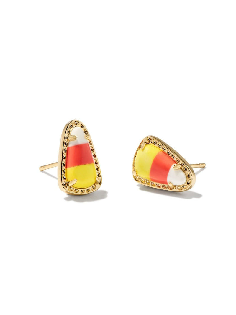 Kendra Scott Candy Corn Stud Earrings - Gold Magnesite