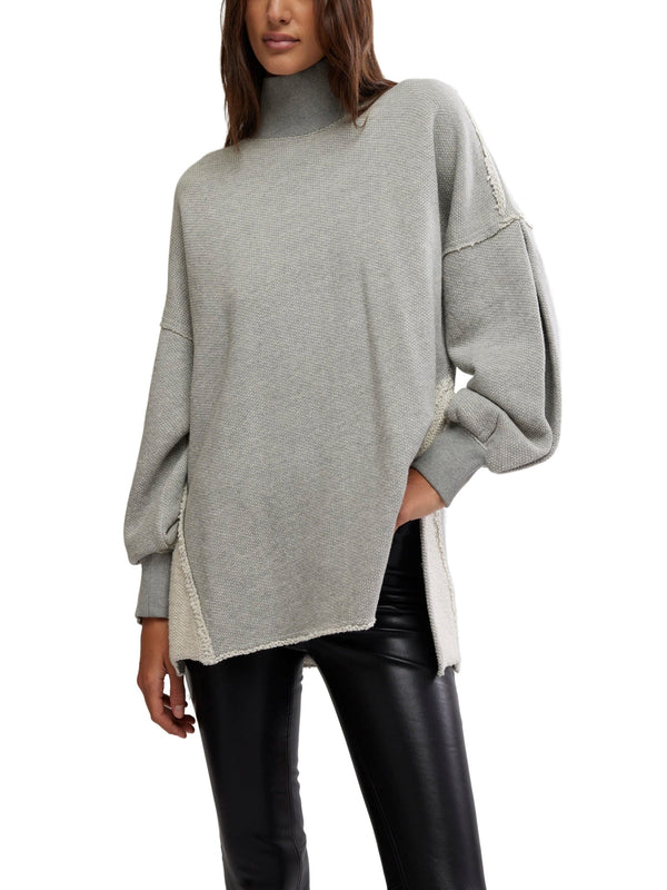 Free People Wonderful Pullover - Heather Grey