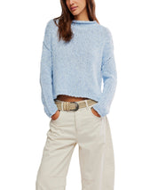 Free People Opal Sweater - Cashmere Blue