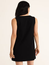 Z Supply Sloane V-Neck Mini Dress - True Black