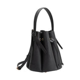 Melie Bianco Laguna Leather Top Handle Bag - Black