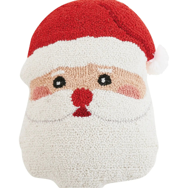 Santa Hook Pillow - Red/White