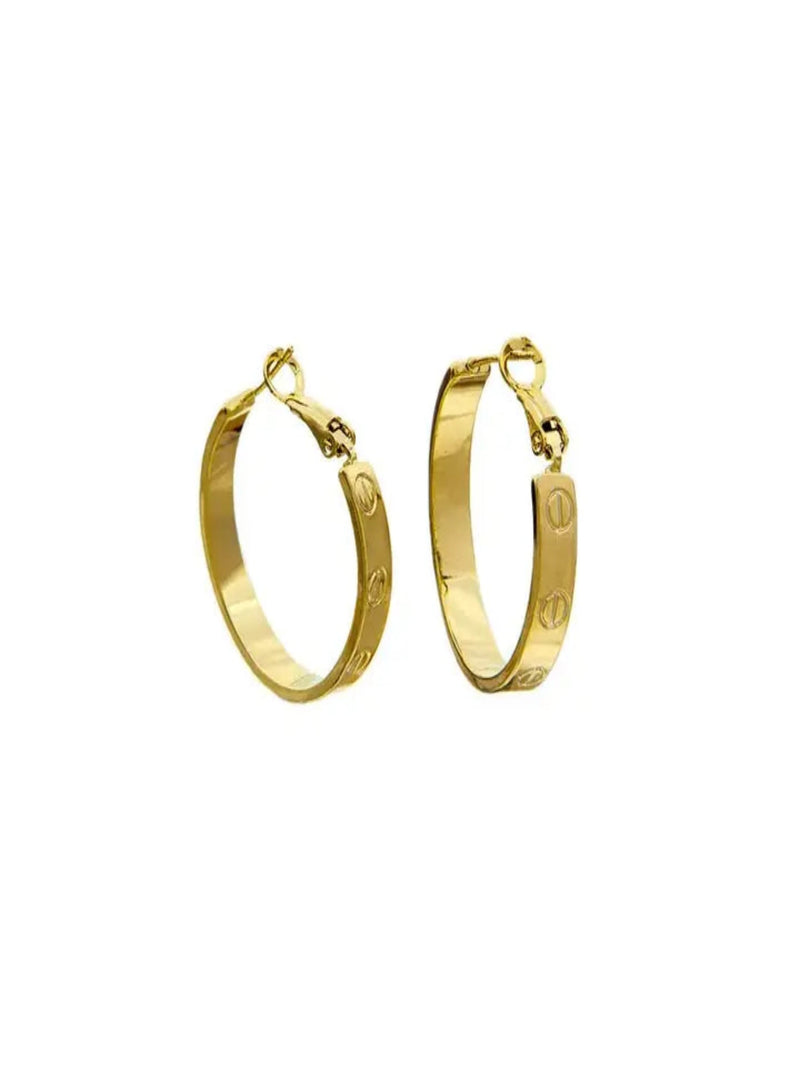 The Perfect Hoop Earrings - Gold