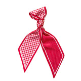 Twirl & Tie Scarf - Gingham Red