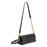 Melie Bianco Fancy Leather Shoulder Bag - Black