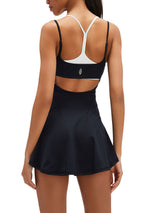 FP Movement Baseline Tennis Dress - Black Combo