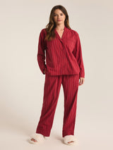 Z Supply Dreamer Stripe Set - Red Dahlia