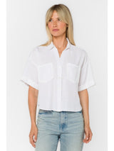 Velvet Heart Brandon Short Sleeve Top - Optic White