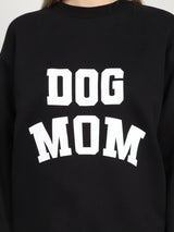 Brunette The Label Dog Mom Crew - Black