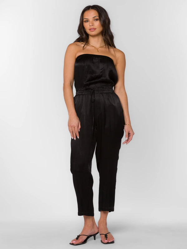 Velvet Heart Conrad Strapless Jumpsuit - Black