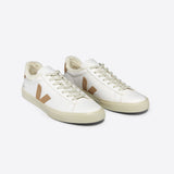 Veja Campo Sneakers - Fured Leather White Desert