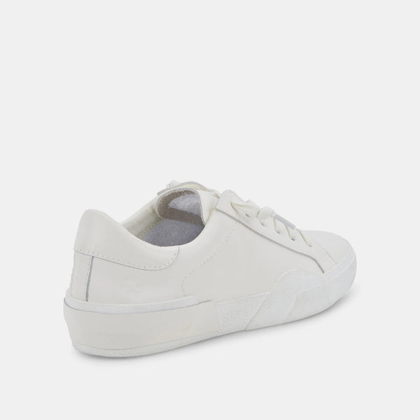 Dolce Vita Zina Sneakers - White Recycled Leather