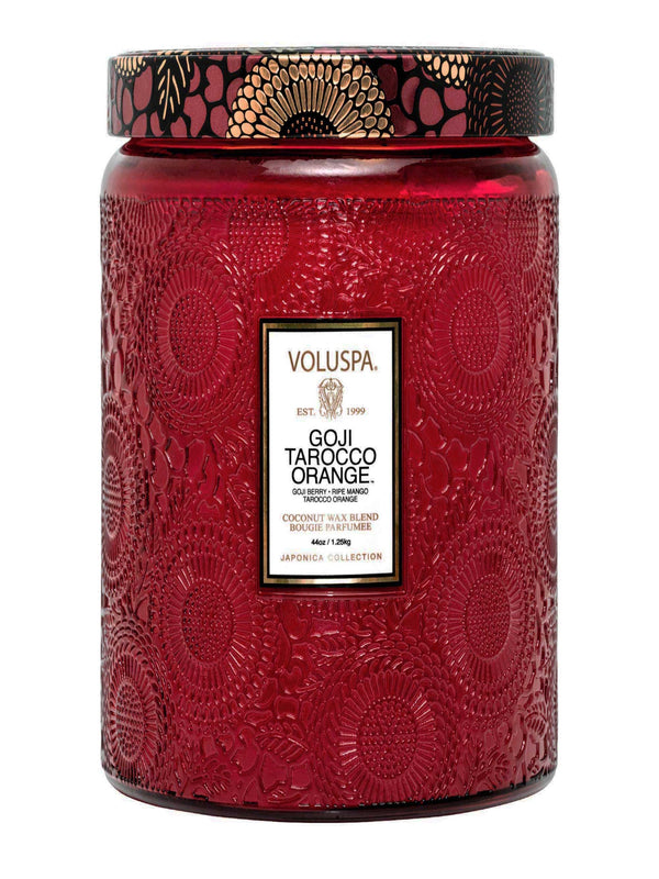 Voluspa Goji Tarocco Orange Luxe Candle