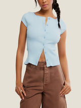 Free People Most Wanted Cardi - Blue