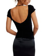 Free People Intimately FP Little Extra Tee - Black