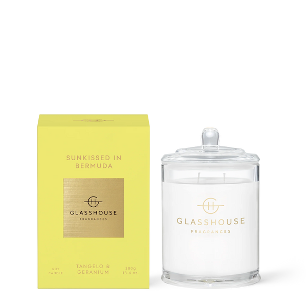 Glasshouse Fragrances 13.4 oz Candle - Sunkissed In Bermuda