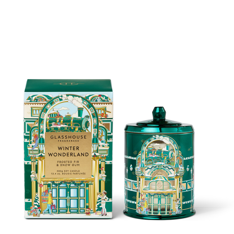 Glasshouse Fragrances 13.4 oz Candle - Winter Wonderland