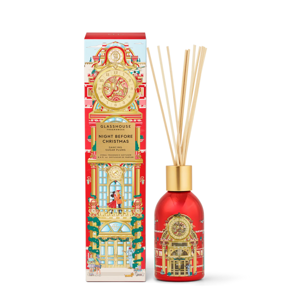 Glasshouse Fragrances Reed Diffuser - Night Before Christmas