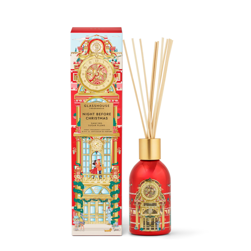Glasshouse Fragrances Reed Diffuser - Night Before Christmas