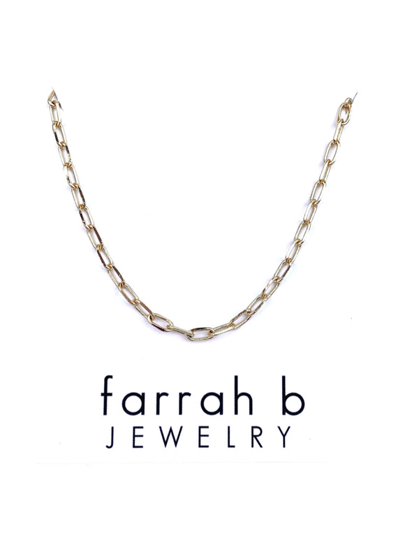 Farrah B Dainty Gold Filled Necklace Chain