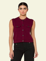 Velvet Heart Gretchen Sweater - Dark Cherry
