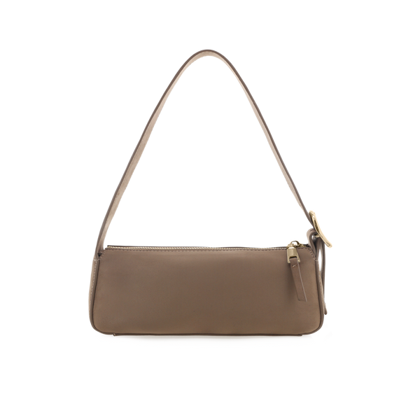 Hailey Shoulder Bag - Fawn Suede