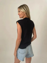 Six/Fifty Dylan Top - Black