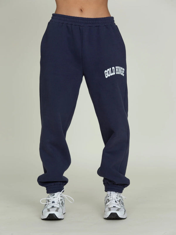 Gold Hinge Sweatpants - Dark Denim