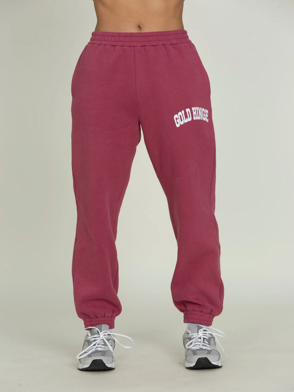 Gold Hinge Sweatpants - Pale Mulberry