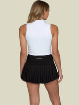 Gold Hinge Day To Night Quarter-Zip Top - White