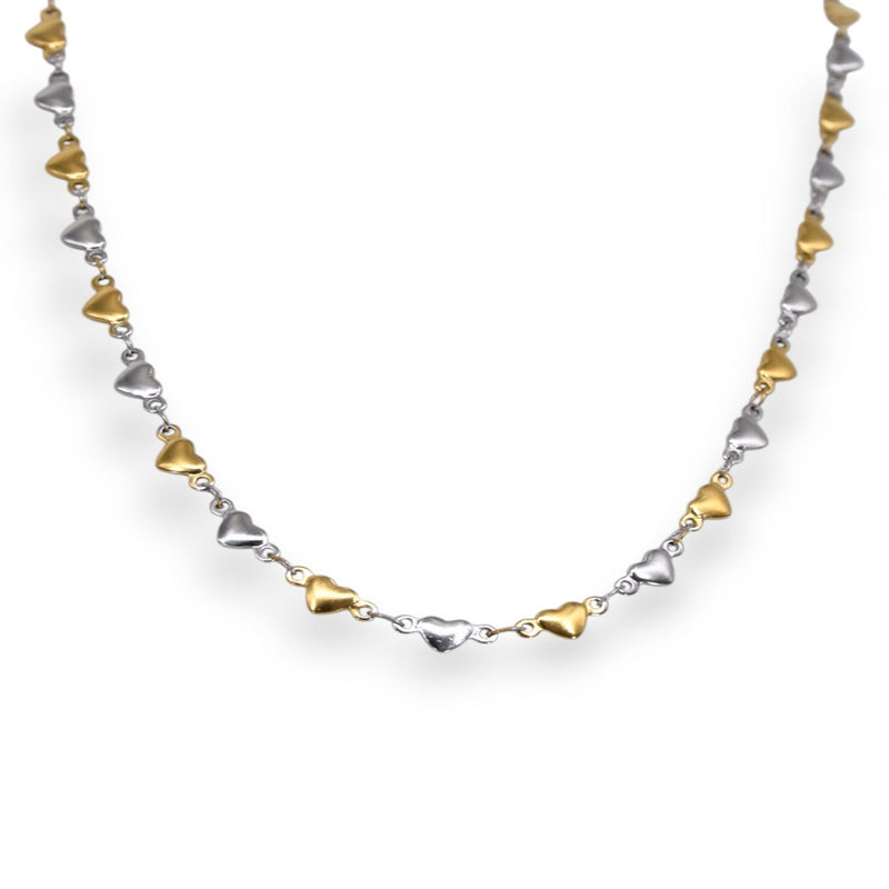 Farrah B Soulmate Necklace - Mix Metal