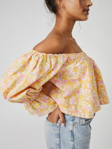 Free People James Smock Top - Sunny