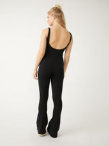 Free People Movement Rich Soul Flared Onesie - Black