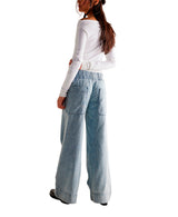 Free People Breezy Denim Pull On - Dusk