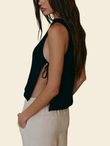 Free People Lizzie Sweater Top - Black