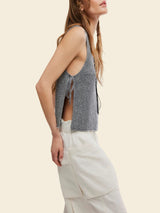 Free People Lizzie Sweater Top - Smoked Pearls Combo
