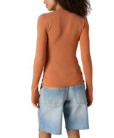 Free People Intimately FP So Soft Seamless Long Sleeve - Raw Sienna